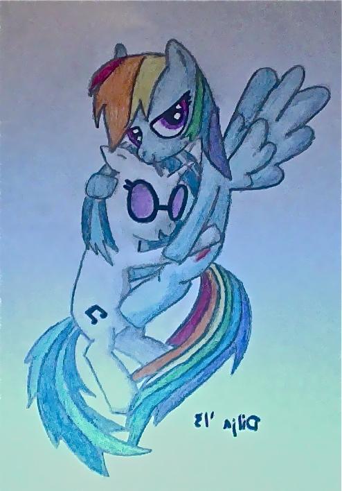 Rainbow Dash And Vinyl Scratch Dj Pon3 Visual Fan Art Mlp Forums