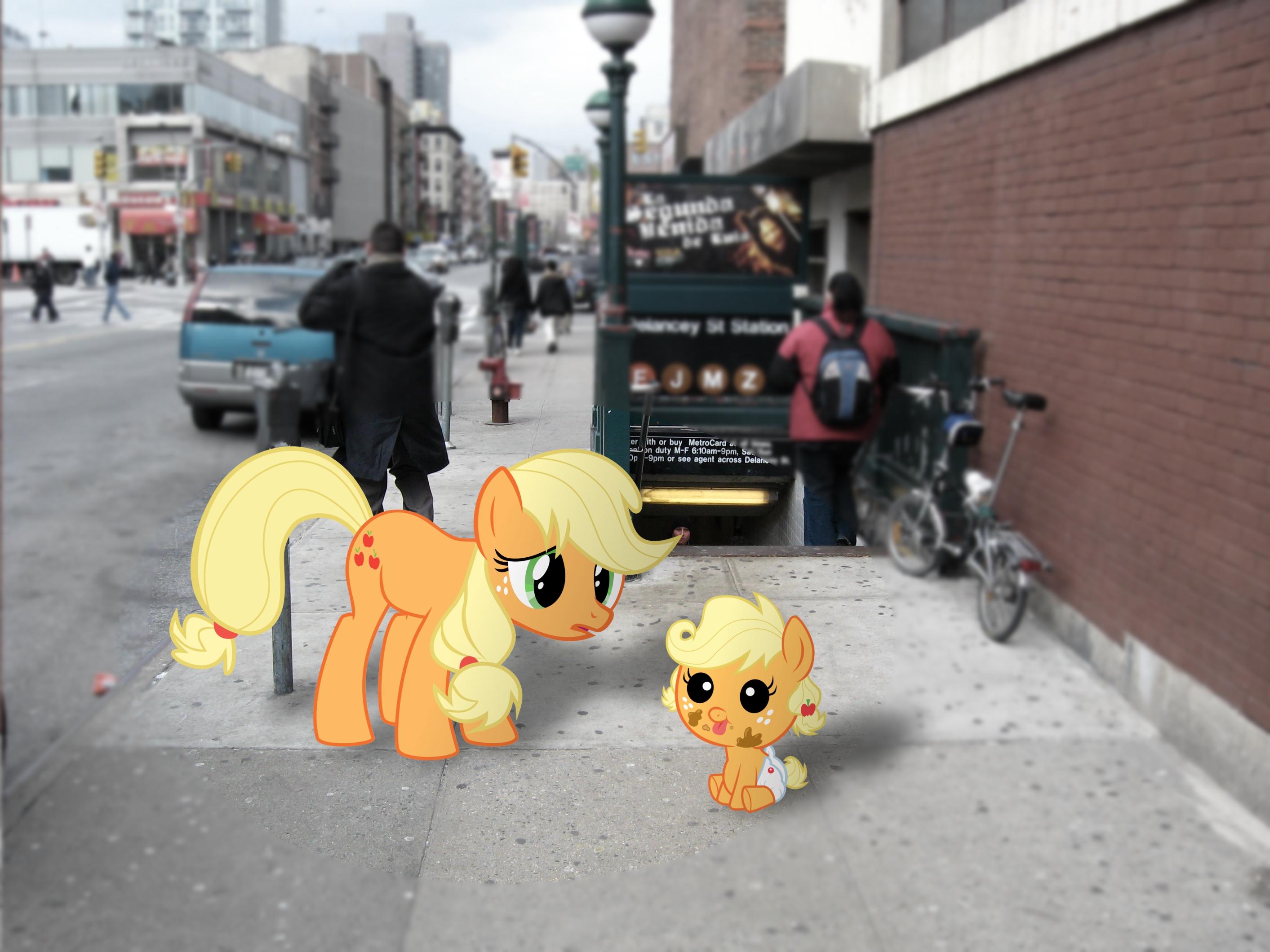 my little pony applejack finds her freinds like her brother