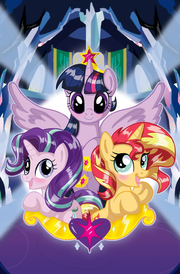 Twilight Sparkle, Sunset Shimmer, Starlight Glimmer whats with the