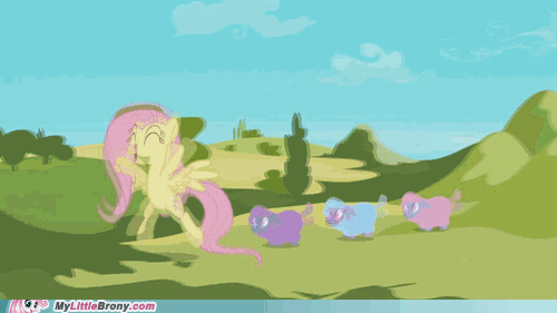 Fluttershy_leading_Crystal_Empire_ewes.gif