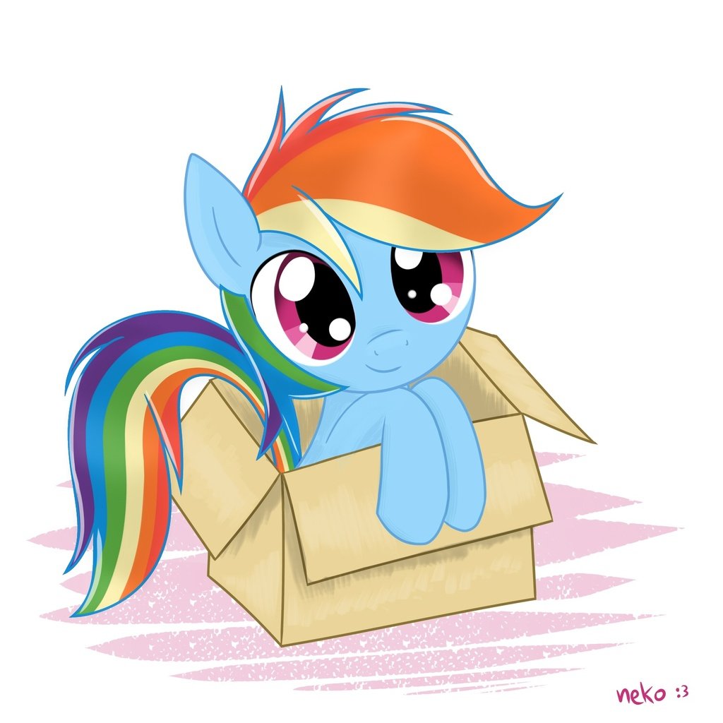 rainbow dash filly cute