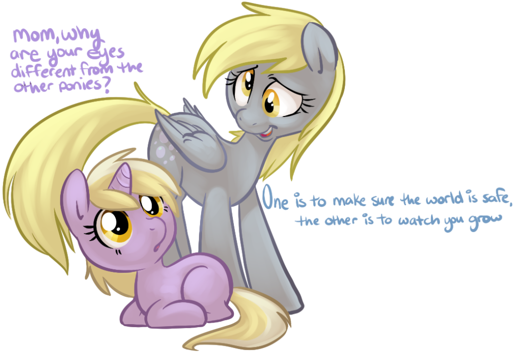 Derpy-and-Dinky-my-little-pony-friendshi