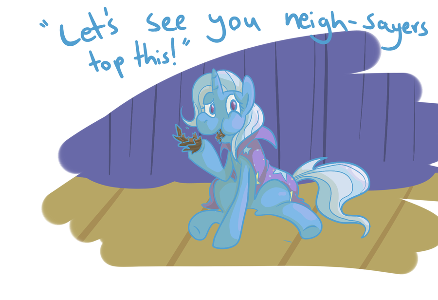 trixie_eating_a_pinecone_by_ponygoggles-