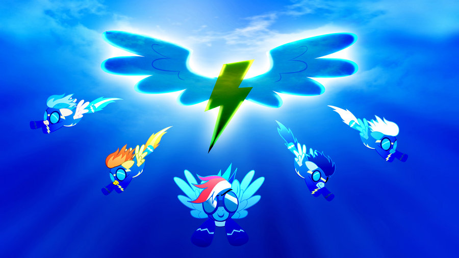 the_wonderbolts_with_rainbow_dash_by_mac