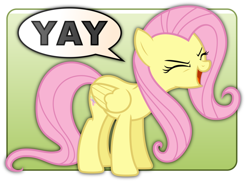 fluttershy__s_yay_badge_by_zutheskunk-d3