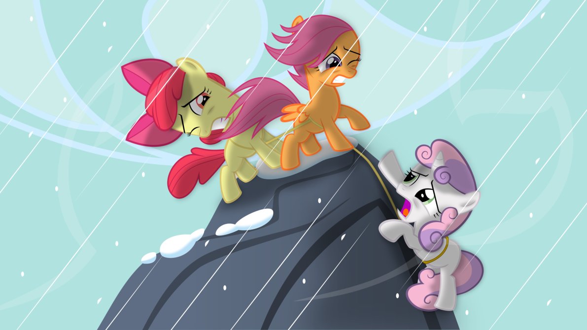 cutie_mark_crusaders_on_mountain_by_psyx