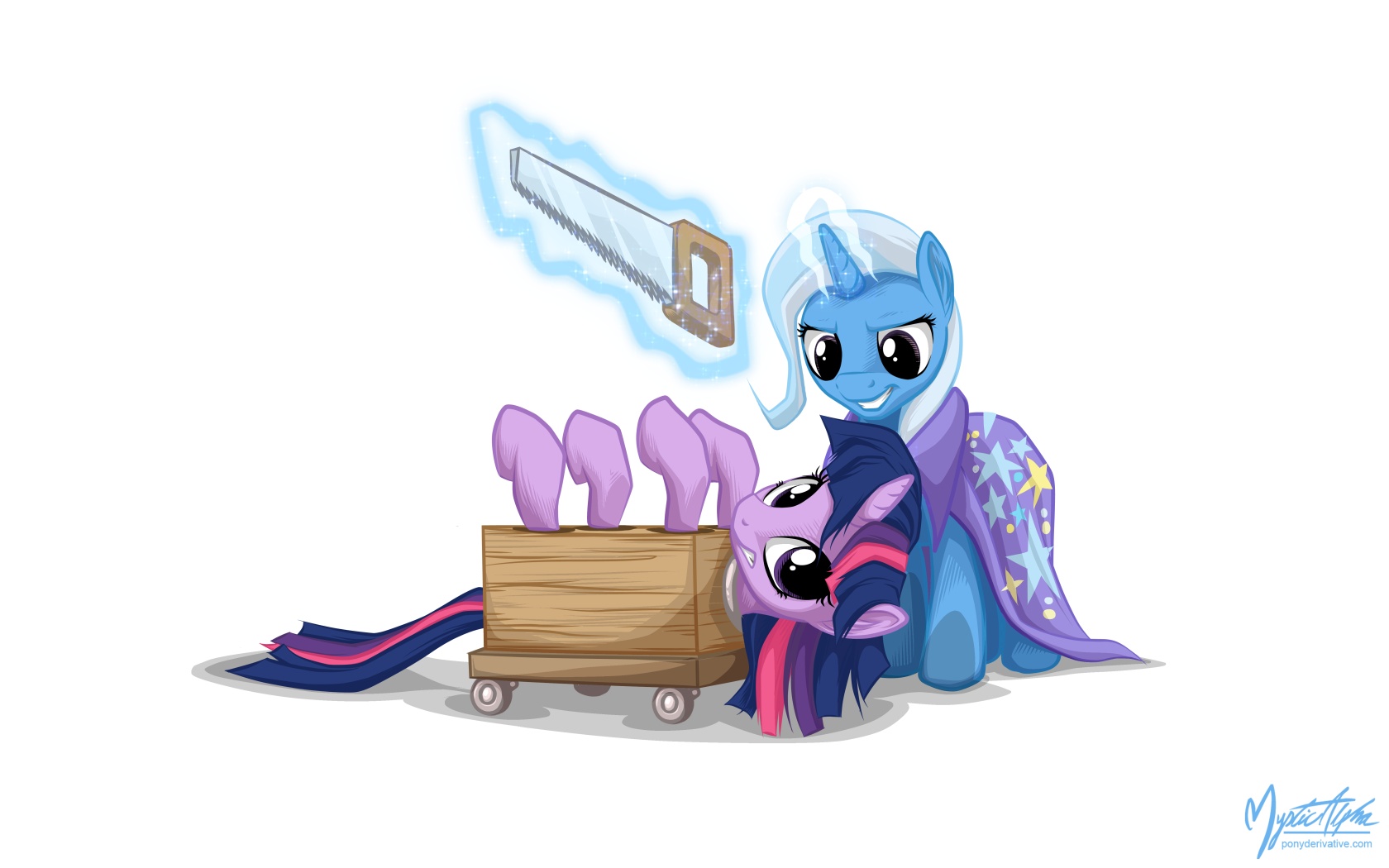 twilight_and_trixie___magic_trick_by_mys