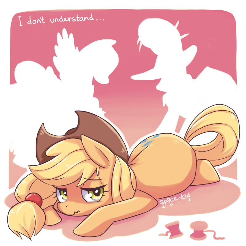 all_mixed_up___applejack_by_space_kid-d6