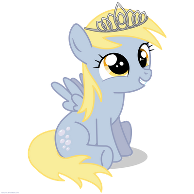 little_derpy_with_tiara___png_by_larsuru