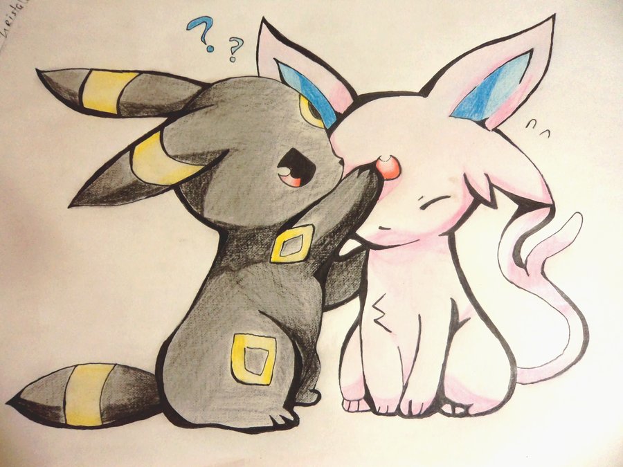 chibi__umbreon_and_espeon__pokemon__by_h