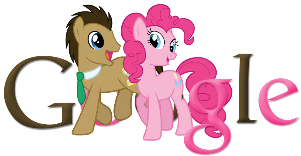doctor_whooves_and_pinkie_pie_google_log