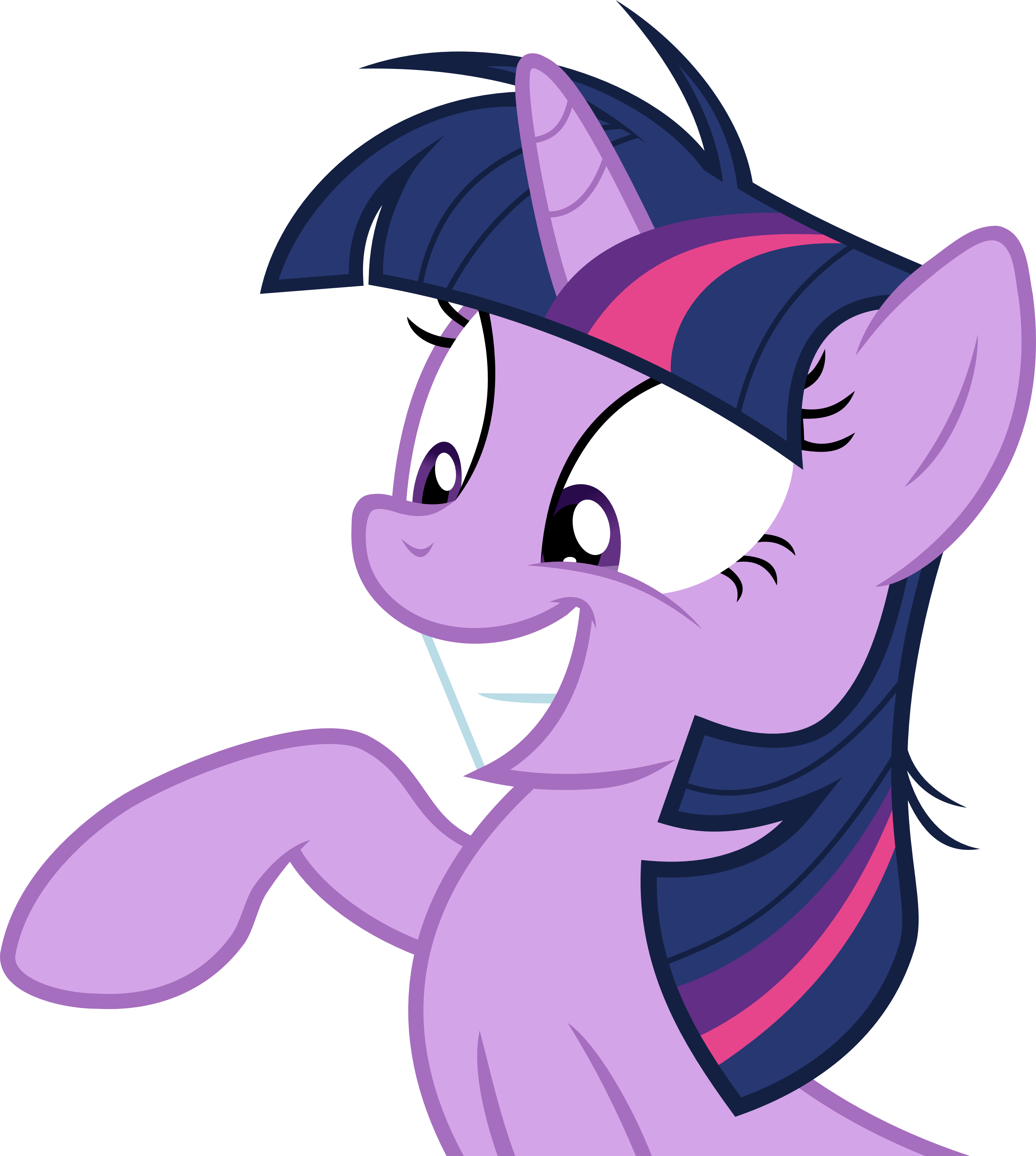 crazy_smiling_twilight_sparkle_vector_by