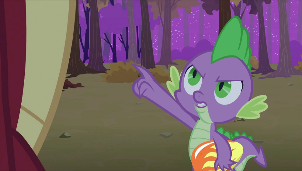 Spike_pointing_at_red_dragon_S2E21.png