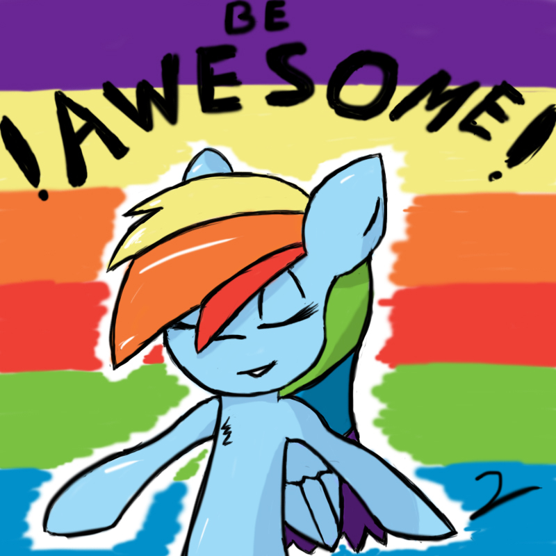 rainbow_dash__be_awesome_by_rd_likes_ste