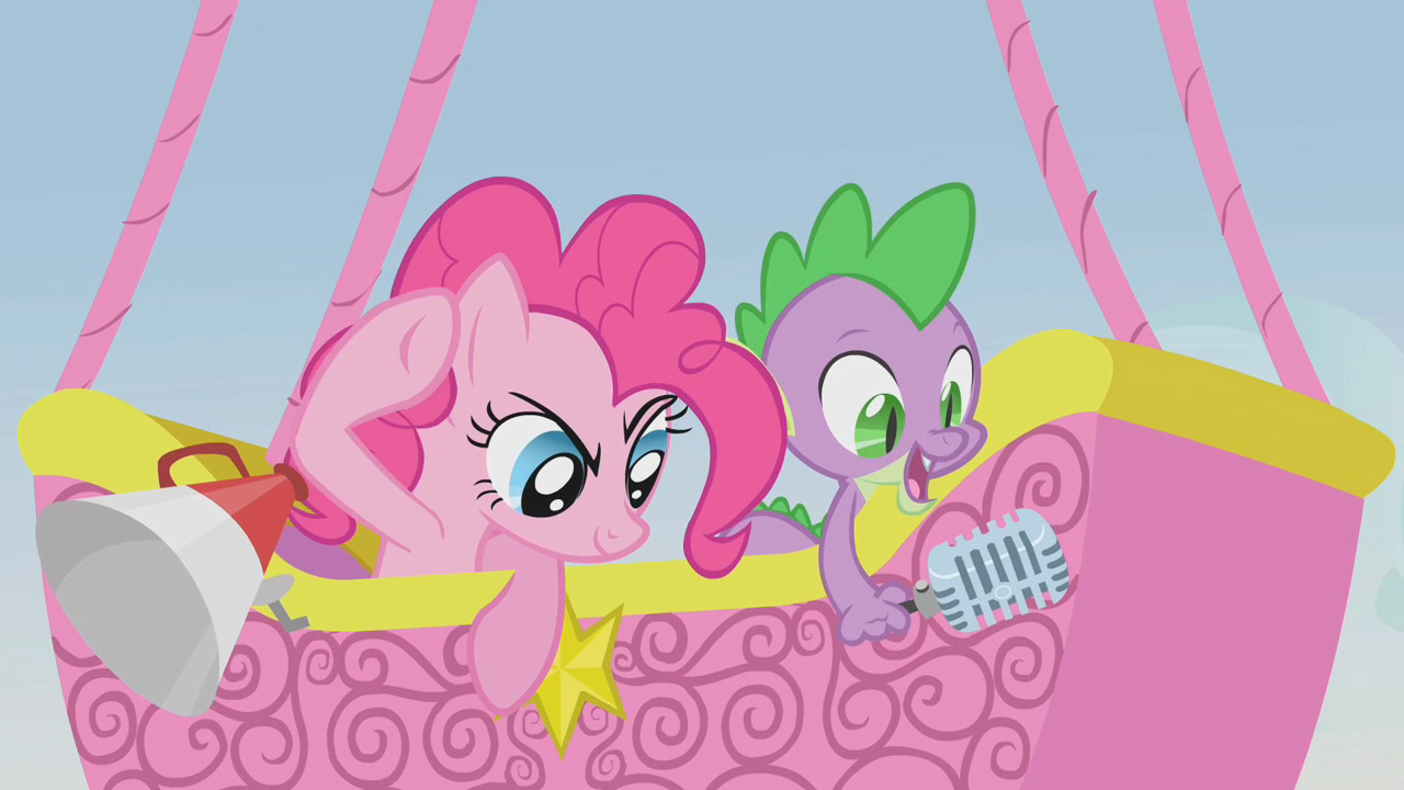 Pinkie_Pie_and_Spike_observing_the_racer