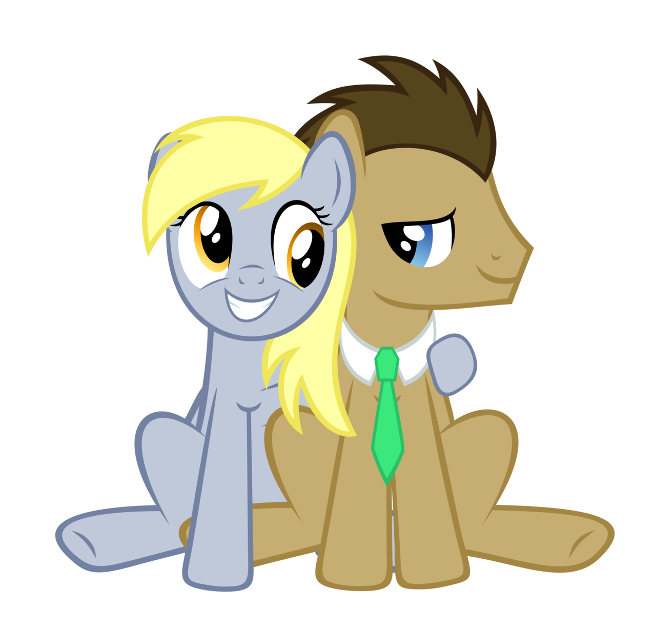 doctor_and_derpy___vector_by_tzolkine-d6