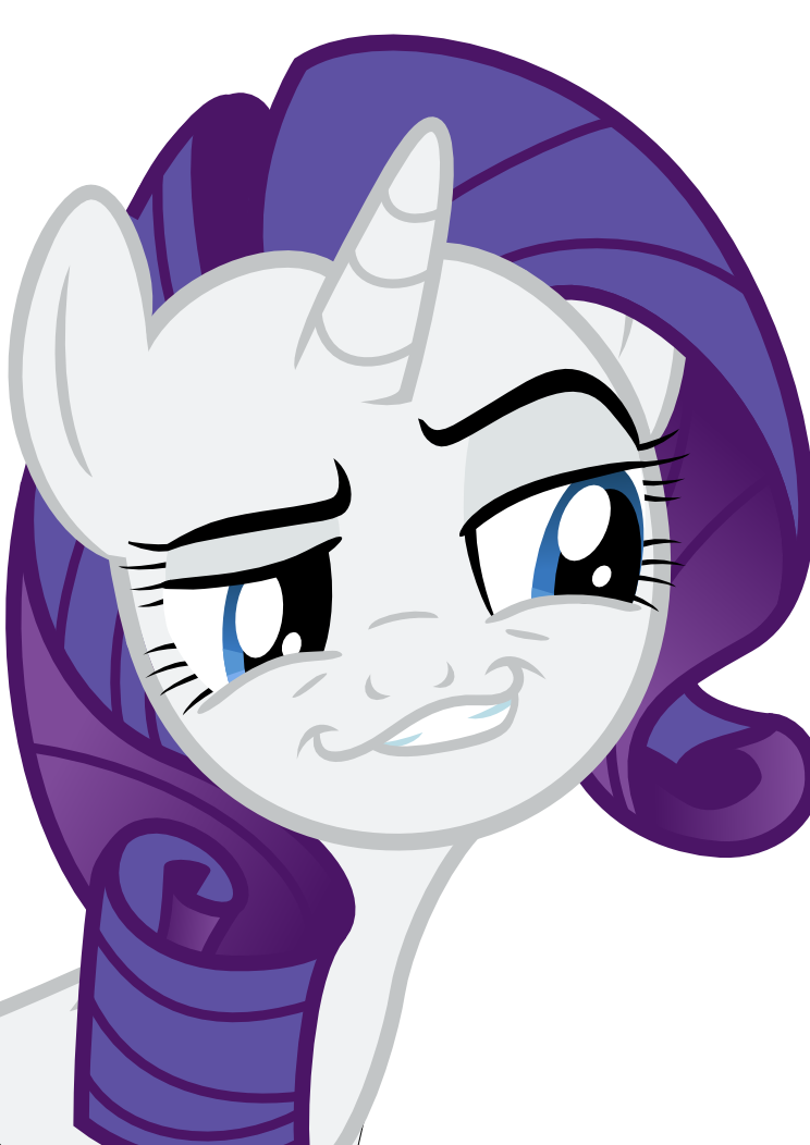 rarity_smirk_by_thinkingwithsmile-d6xl7k