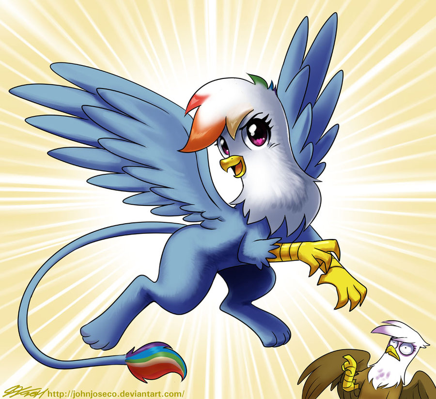 rainbow_dash_the_griffon_by_johnjoseco-d