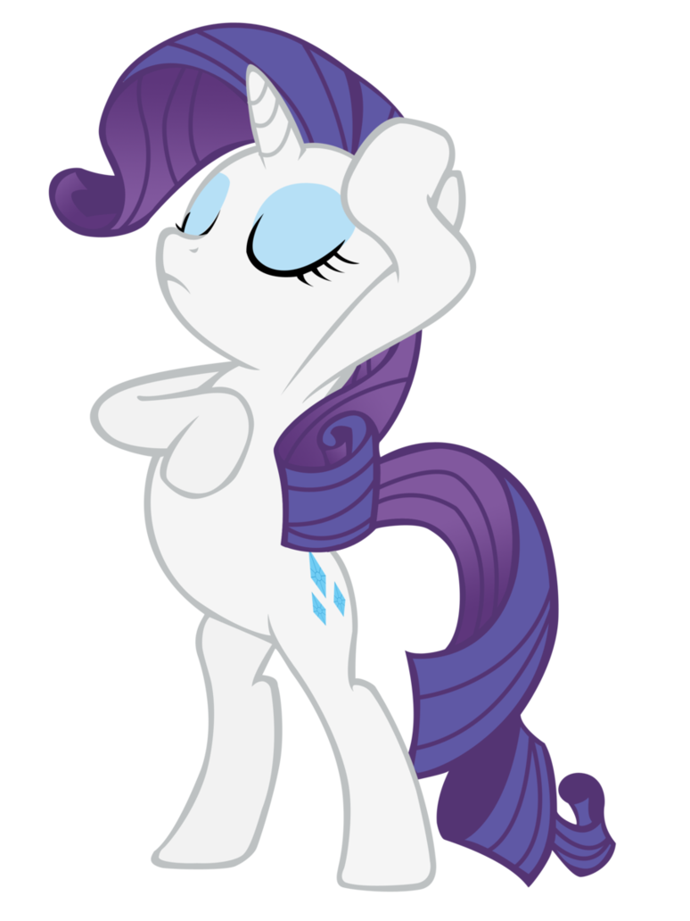 rarity_drama_pose_with_horn_by_lcpsycho-