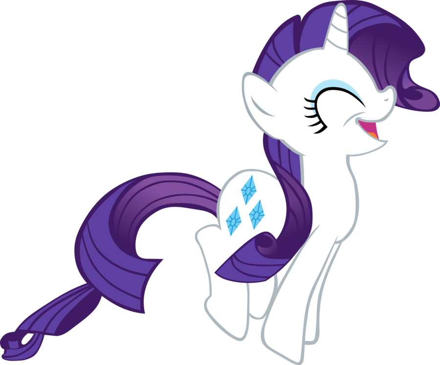 FANMADE_Bounding_Rarity_is_happy_Rarity_