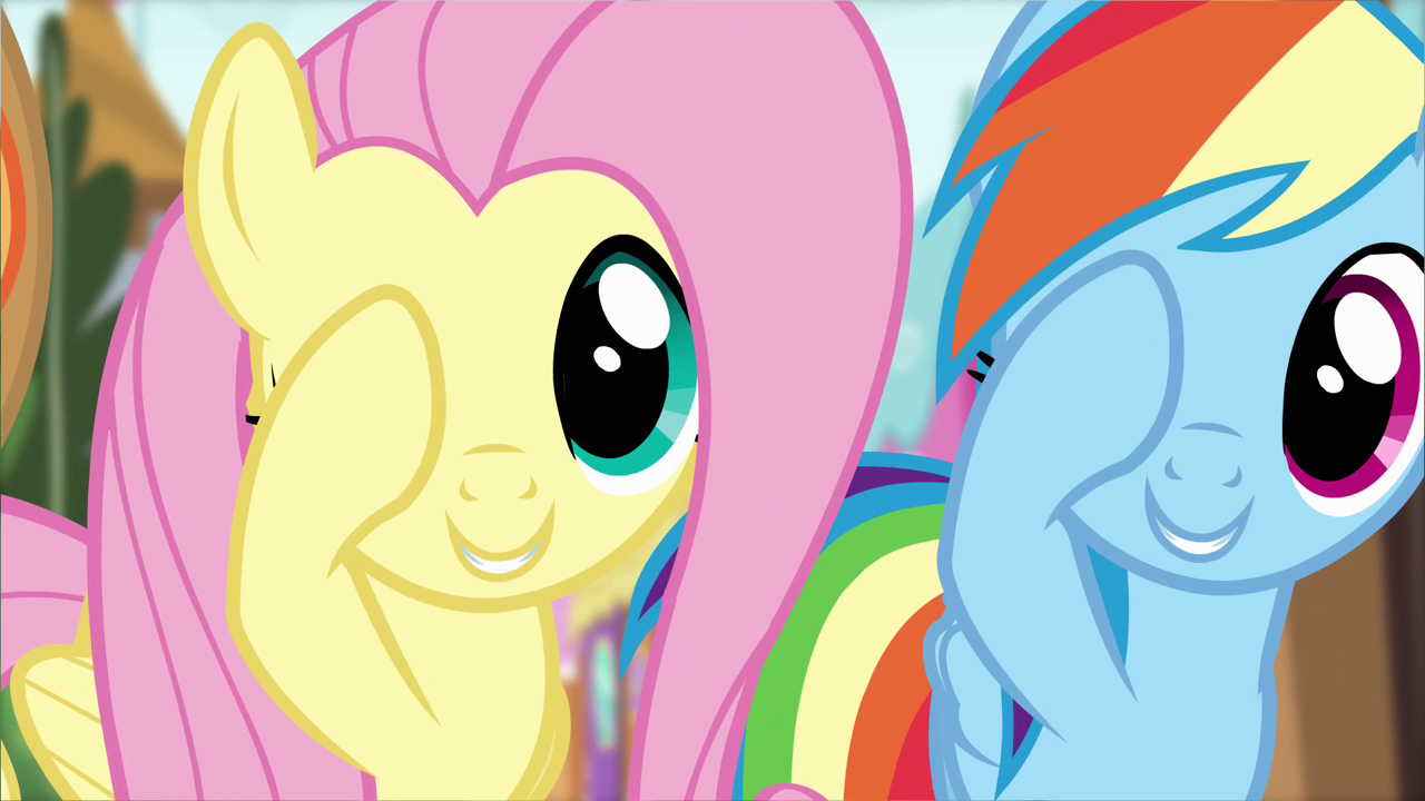 Fluttershy_and_Rainbow_Dash_doing_the_Pi