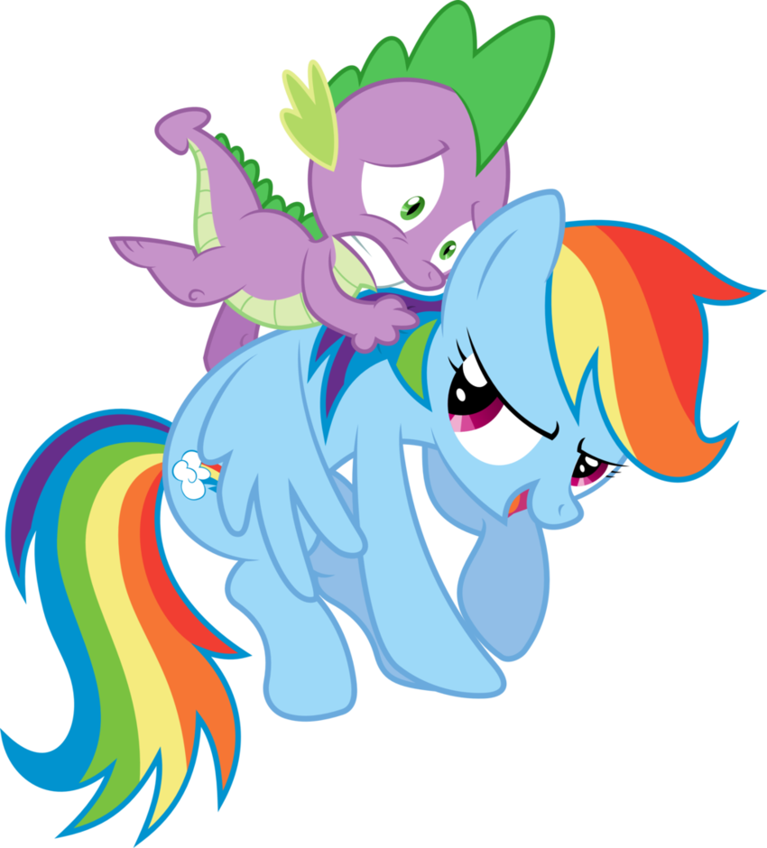 rodeo_spike_vs_rainbow_dash_by_sulyo-d61