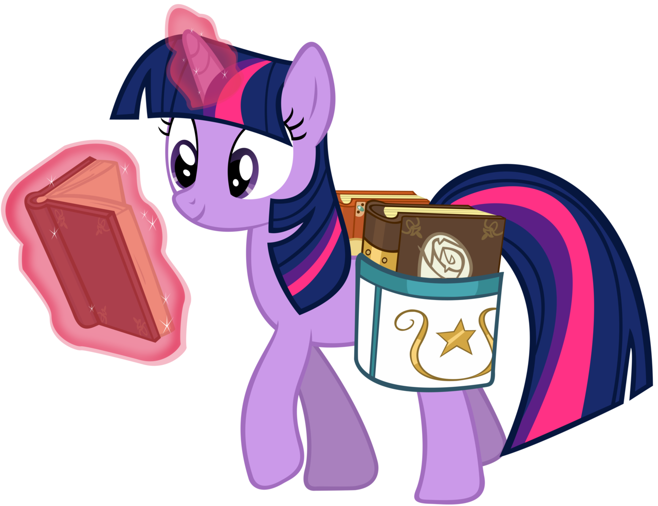 twilight_sparkle__reading_on_the_go__by_