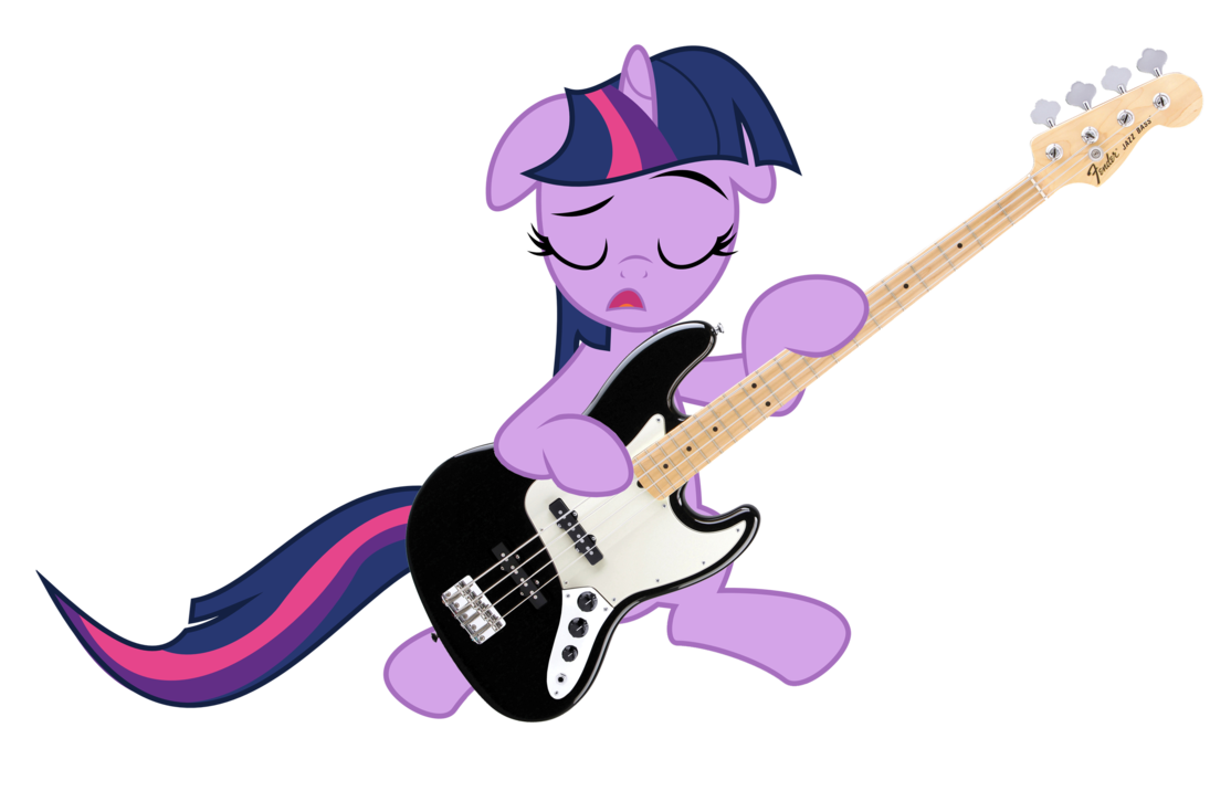 twilight_sparkle_try_bass_guitar_by_amig