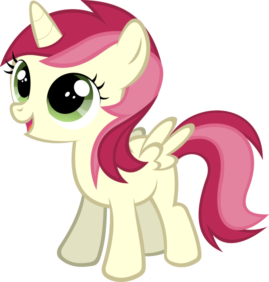 filly_alicorn_roseluck_by_videogamesizzl
