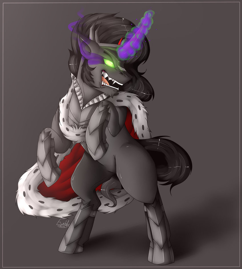 request___king_sombra_by_evehly-d7nzb4w.