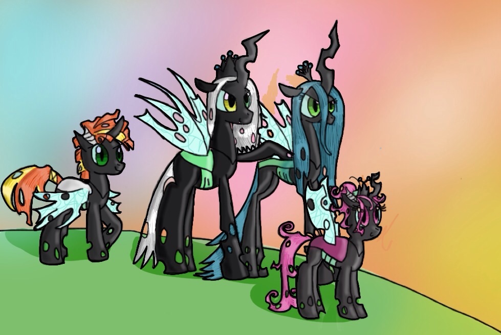 queen_chrysalis_knights_group_pic_by_che
