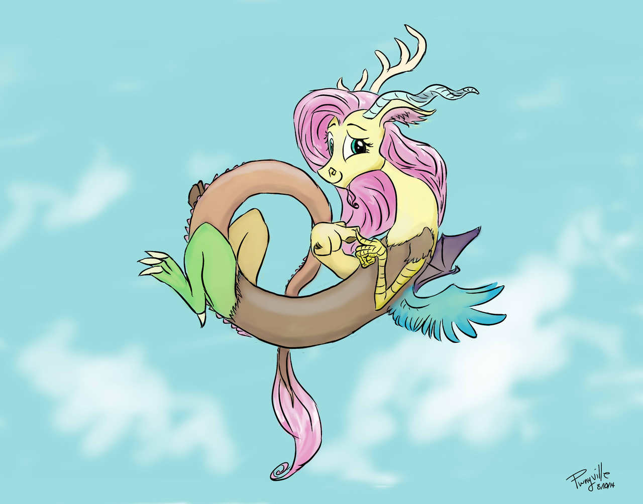Fillies and gentlecolts, I present to you, Fluttercord.