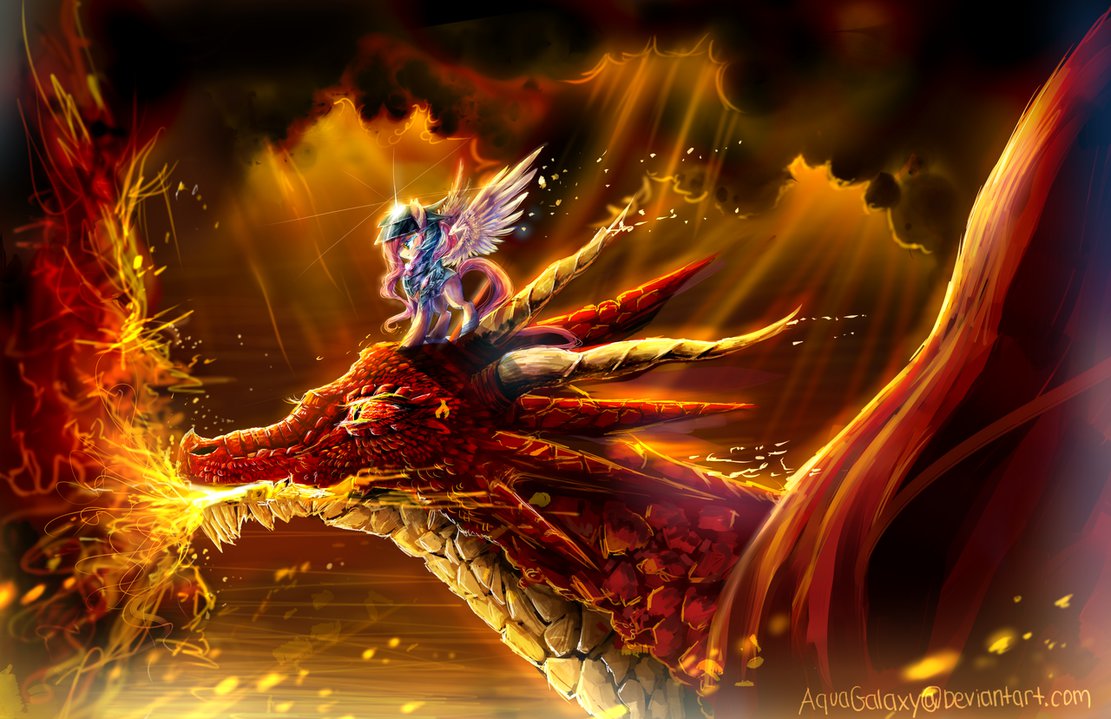 mlp_fluttershy___dragon_master_by_aquaga