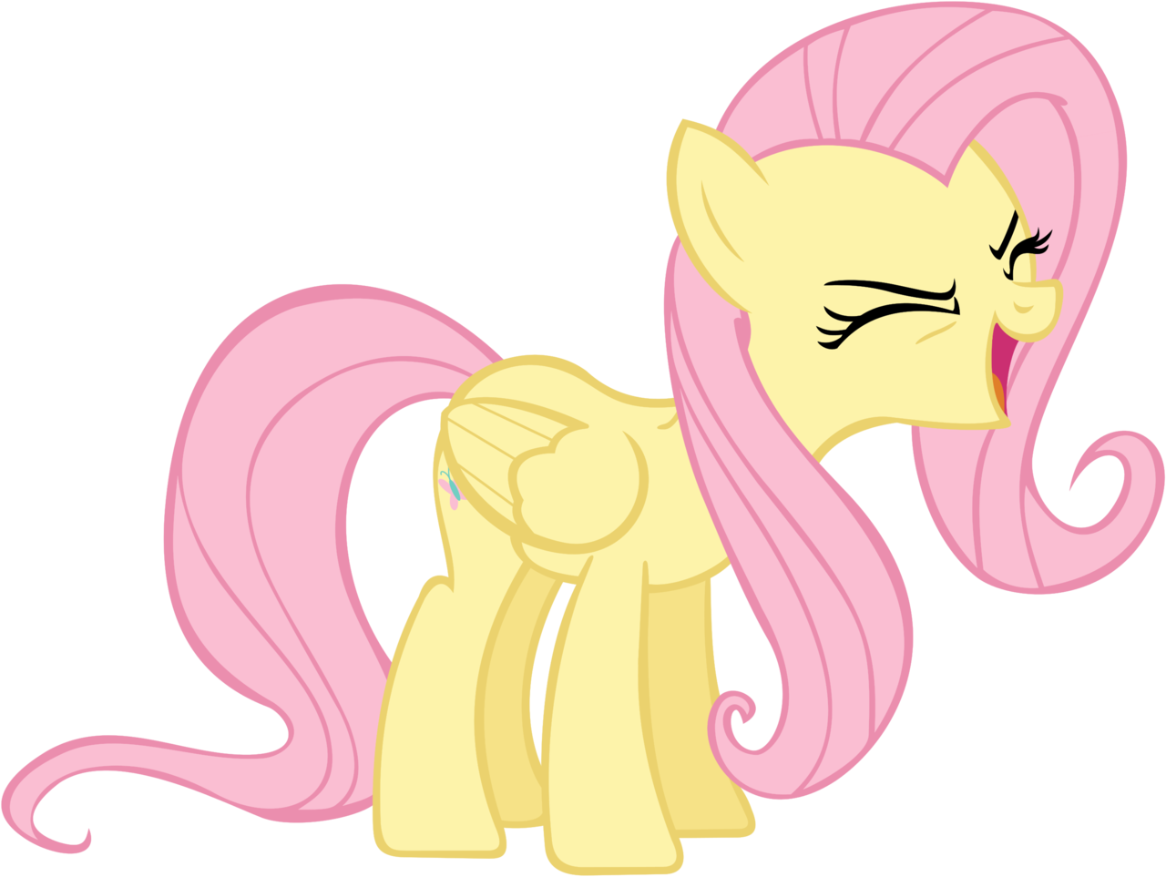 first_vector___fluttershy_yay__updated_r