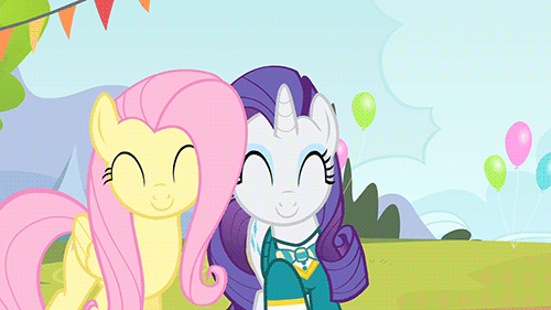 764677__safe_fluttershy_rarity_animated_