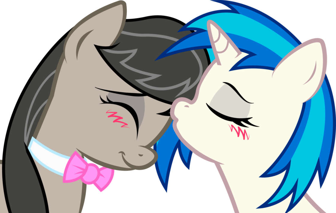 vinyl_scratch_and_octavia__sweet_kiss_by