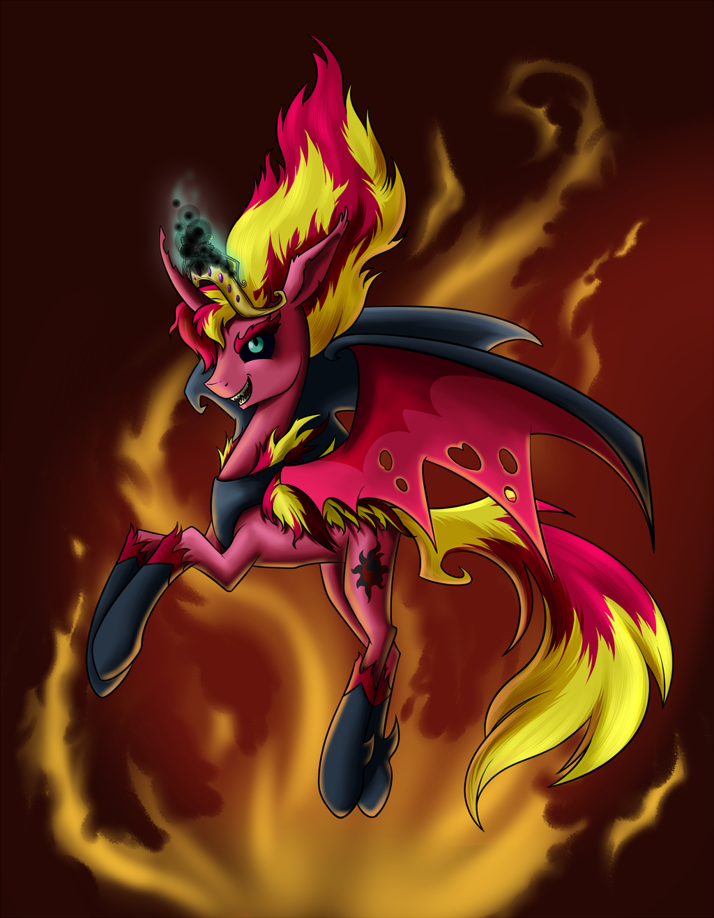 Share this post. sunset_shimmer demon_form by_shiro_gi. 