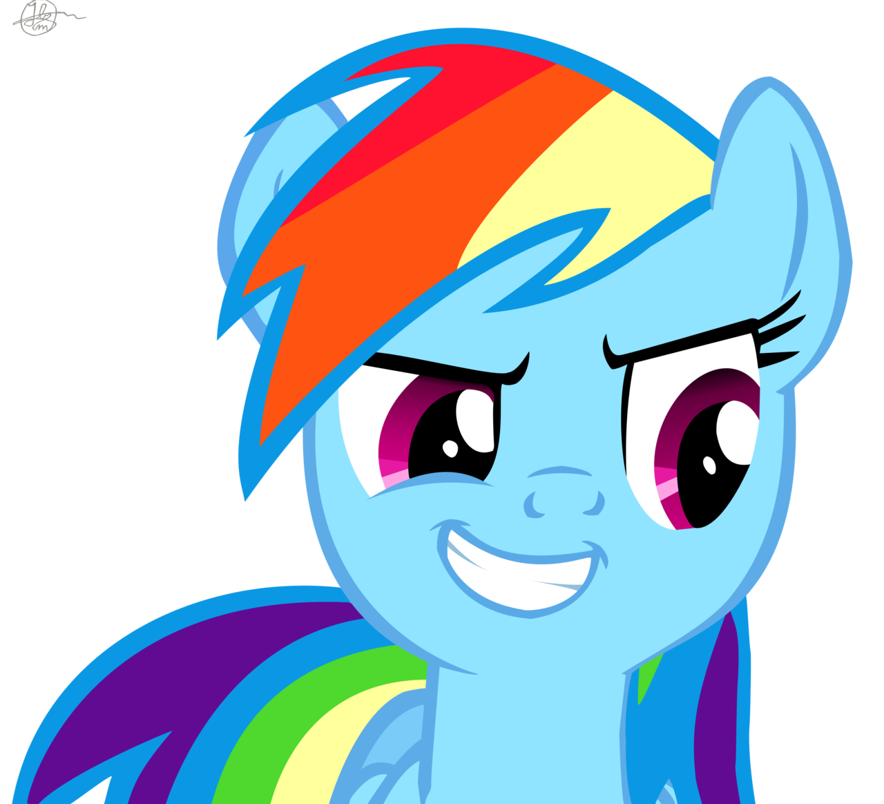 rainbow_dash__s_evil_smile__colored__by_