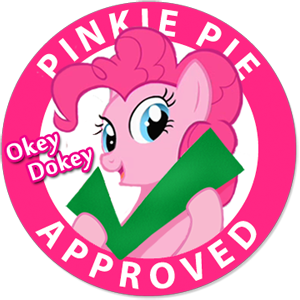 smiling_pinkie_pie_approved_stamp_by_9qs