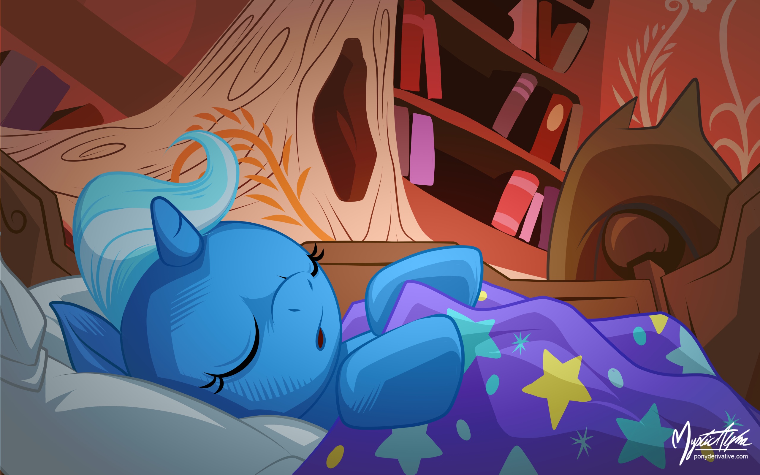 young_trixie_in_the_library_by_mysticalp