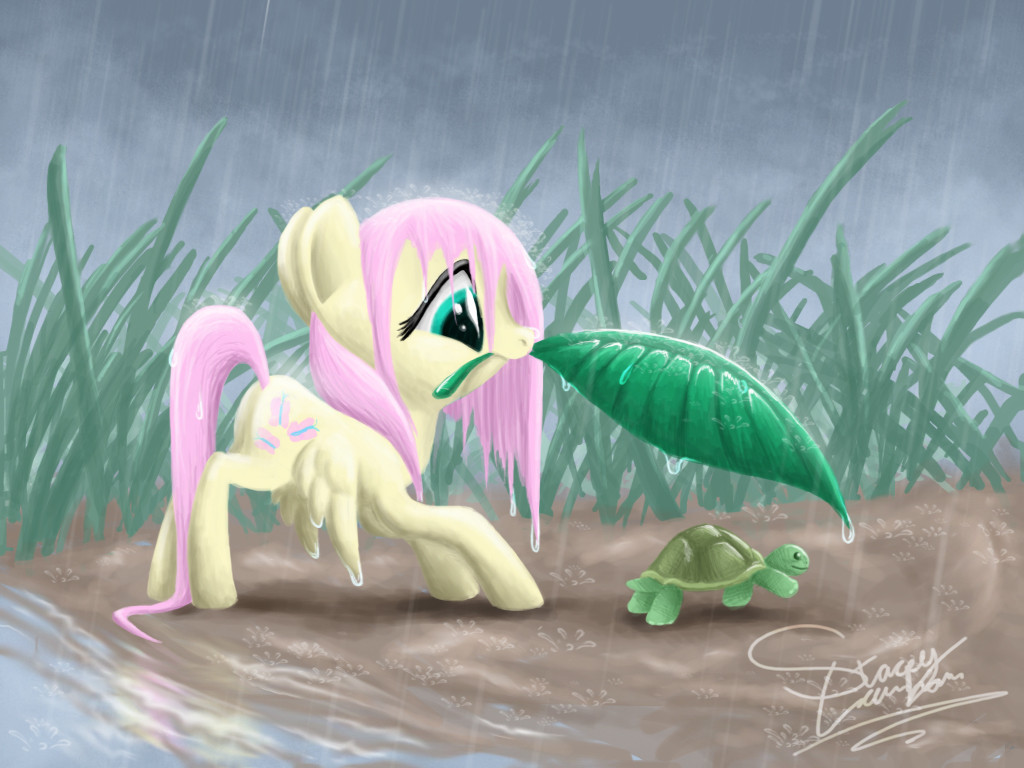 raining_young_filly_fluttershy_by_seveli