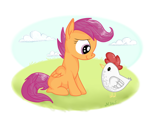 scootaloo_and_her_chicken_by_shadowstar_