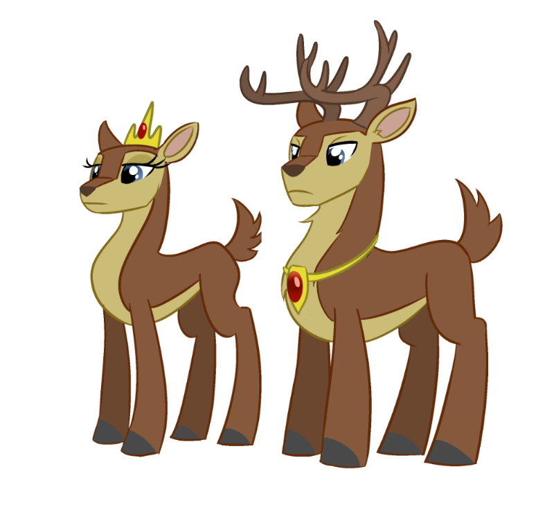 my_little_pony__the_deer_folks_by_mister