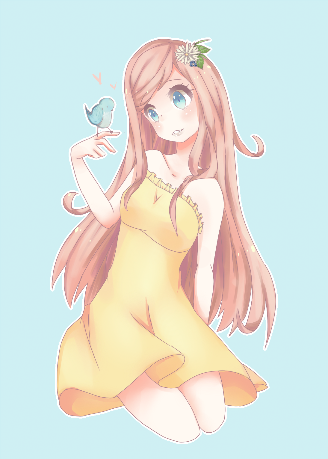 946894__safe_solo_fluttershy_humanized_c
