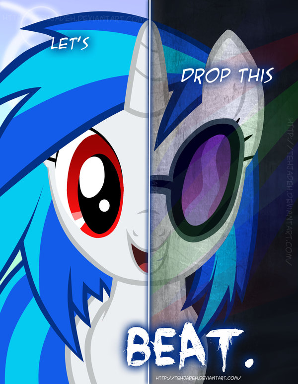 mlp_two_sides_of_vinyl_scratch_by_tehjad