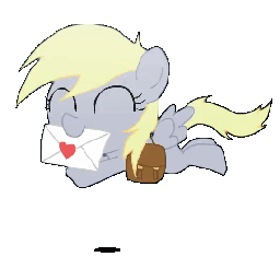 Chrystal Sig-4405249.385975__safe_solo_animated_upvotes%20galore_cute_derpy%20hooves_filly_happy_mouth%20hold_wall%20of%20faves