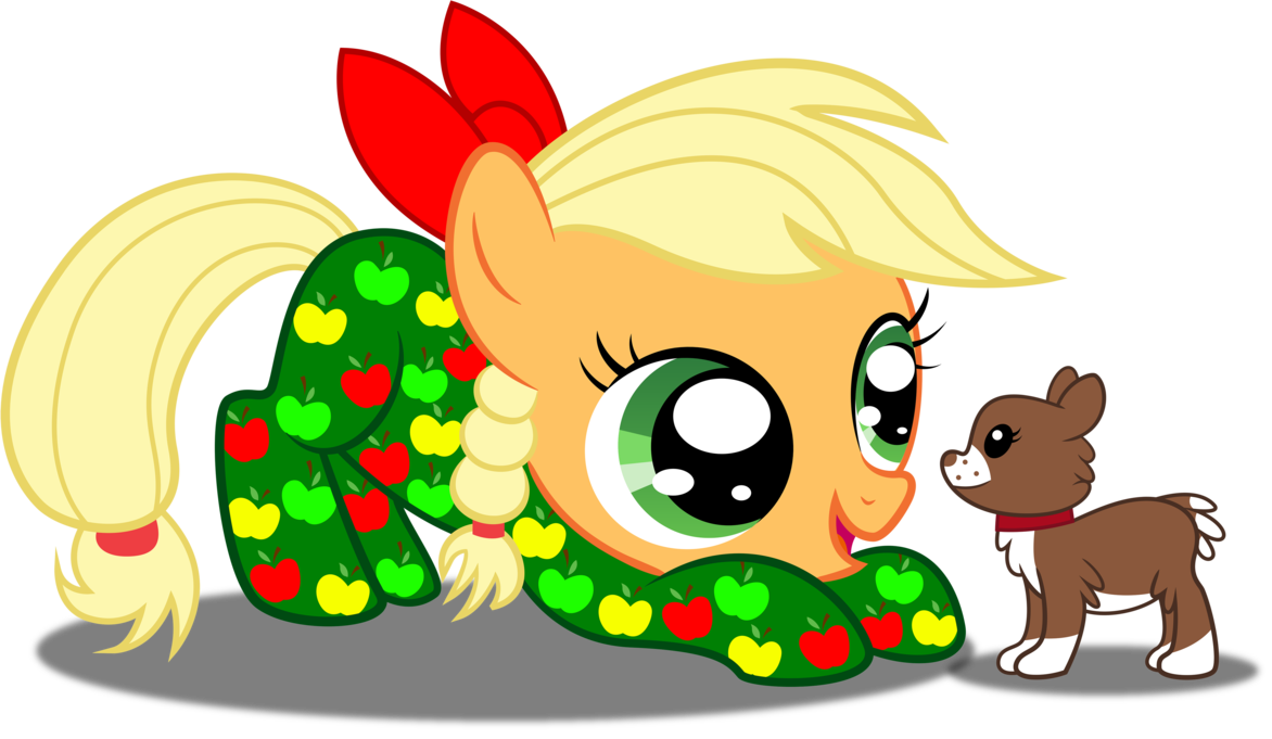 a_filly_and_her_puppy_by_spellboundcanva