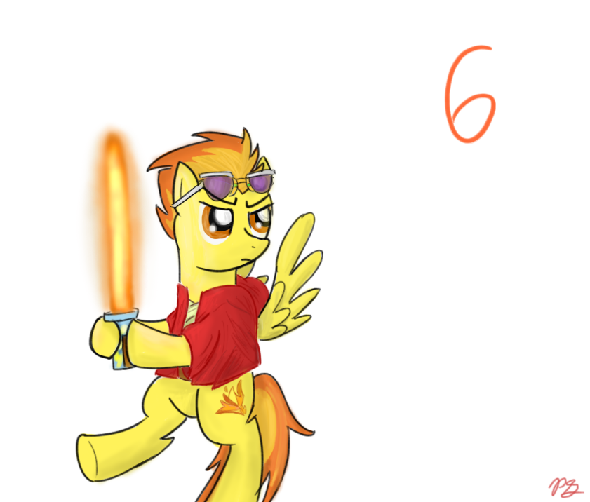 jedi_ponies__6__spitfire_by_pacificgreen