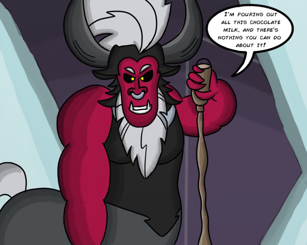 Tirek Pouring Out Chocolate Milk Visual Fan Art Mlp Forums
