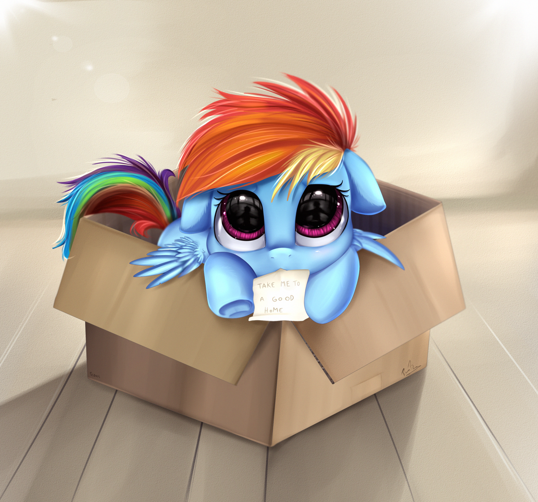 My Little Dashie with extra diabeetus.